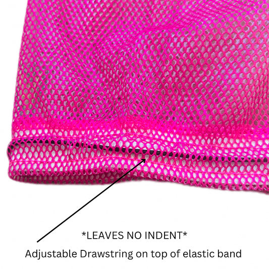 Pink Mesh Cap -Extended Length