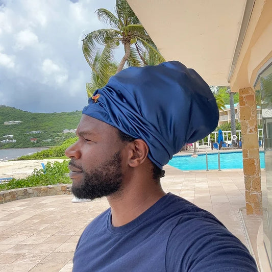 Solid Blue Loc Cap