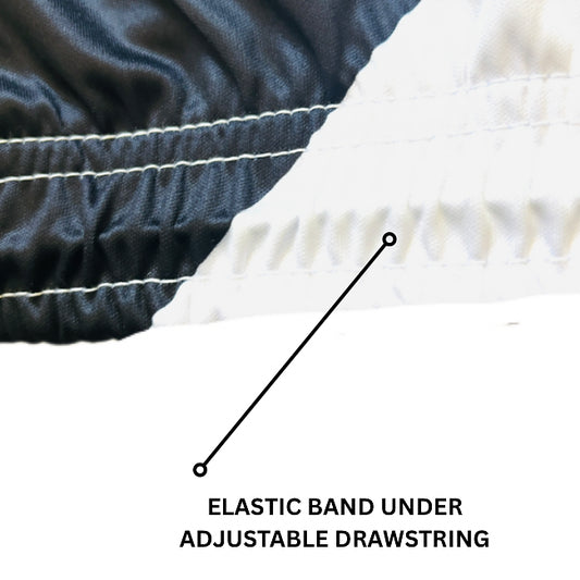 Black & White Loc Cap