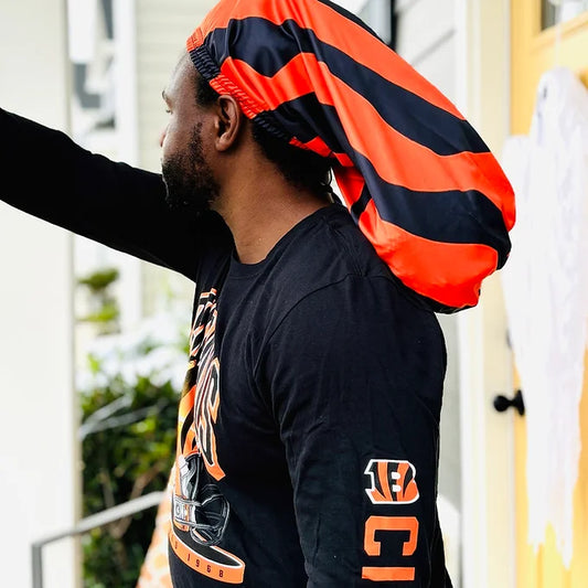 Tiger Stripe Loc Cap