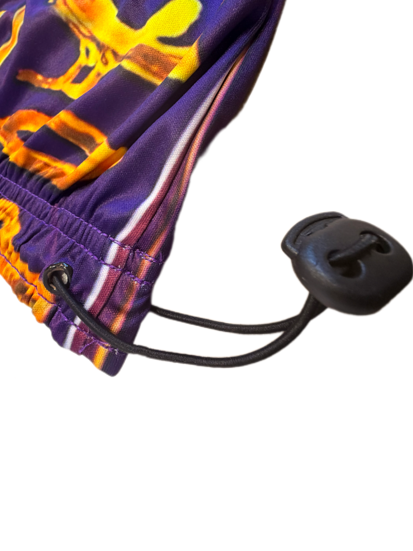 Royal Purple & Yellow Loc Cap