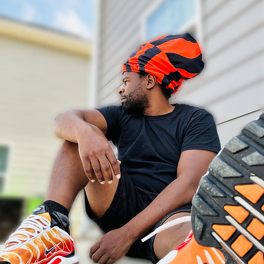 Tiger Stripe Loc Cap