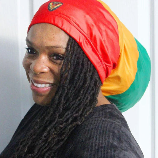 Red, Gold, & Green Loc Cap