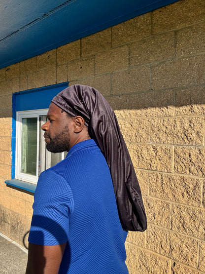 Solid Black - Extended Length Loc Cap