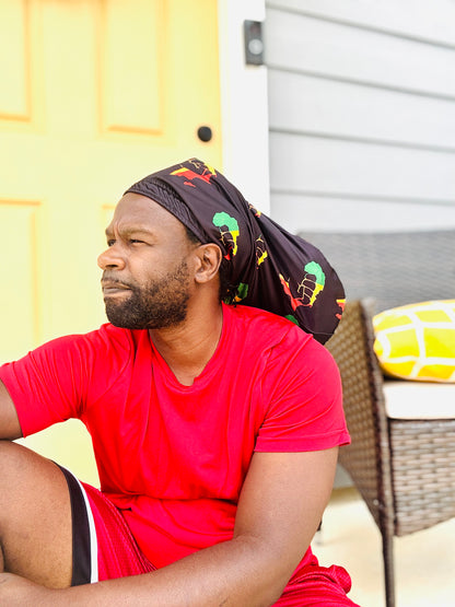 Black Fist Loc Cap