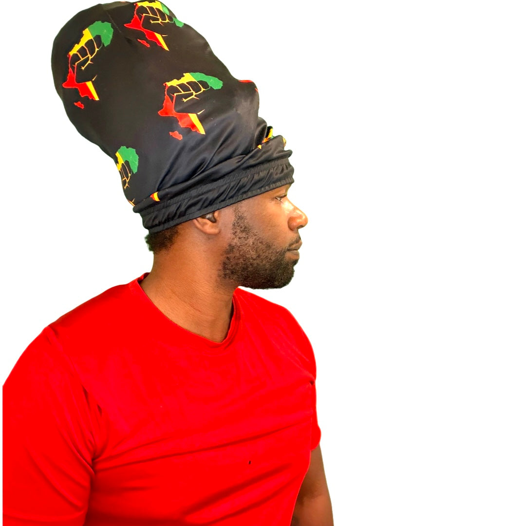 Black Fist Loc Cap