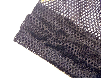 Black Mesh Loc Cap