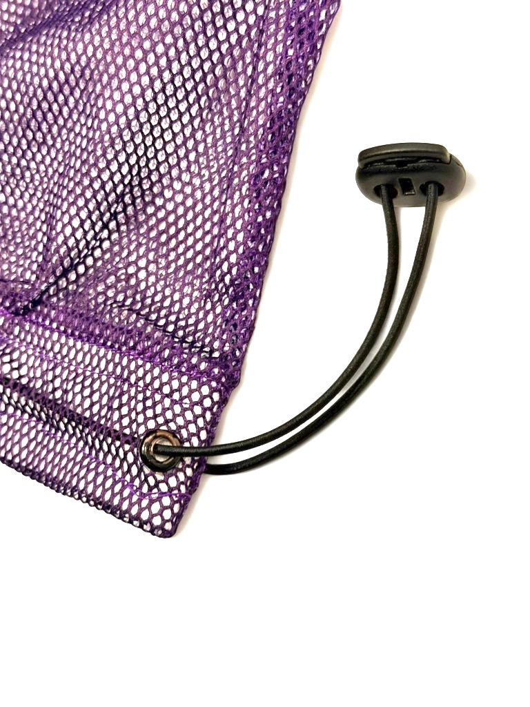 Purple Mesh Loc Cap