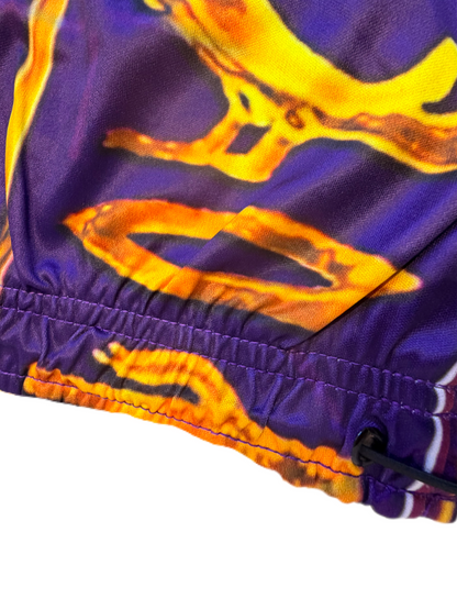 Royal Purple & Yellow Loc Cap