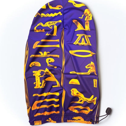 Royal Purple & Yellow Loc Cap