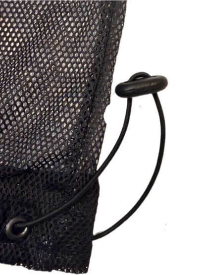 Black Mesh Loc Cap