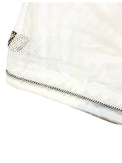 White Mesh Loc Cap