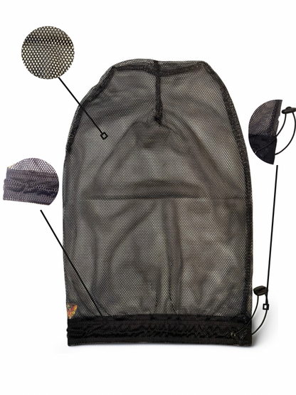 Black Mesh Loc Cap