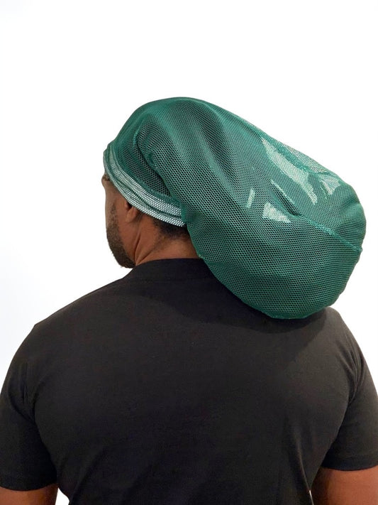 Green Mesh Loc Cap