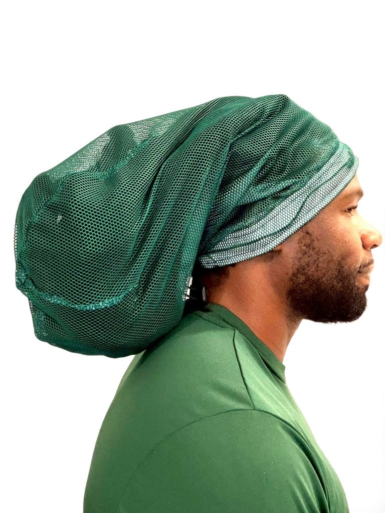 Green Mesh Loc Cap