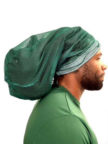 Green Mesh Loc Cap