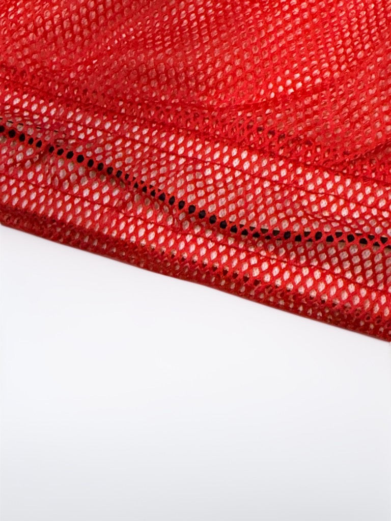 Red Mesh Loc Cap