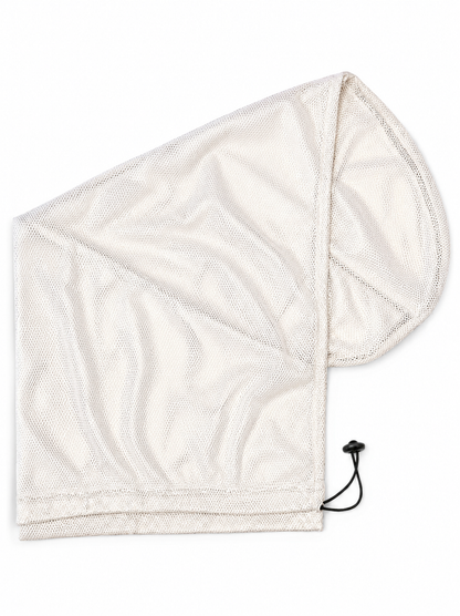 White Mesh Loc Cap - Extended Length