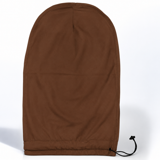 Solid Brown Loc Cap