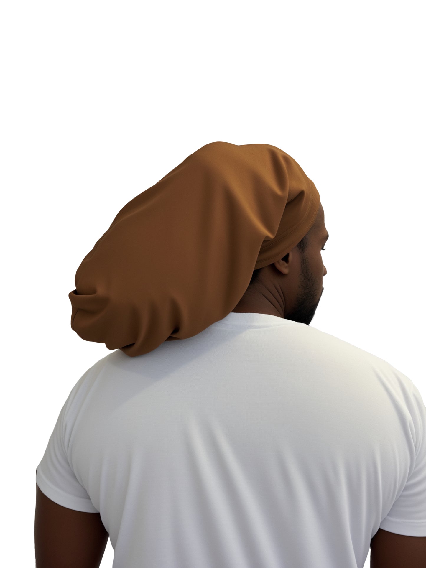 Solid Brown Loc Cap