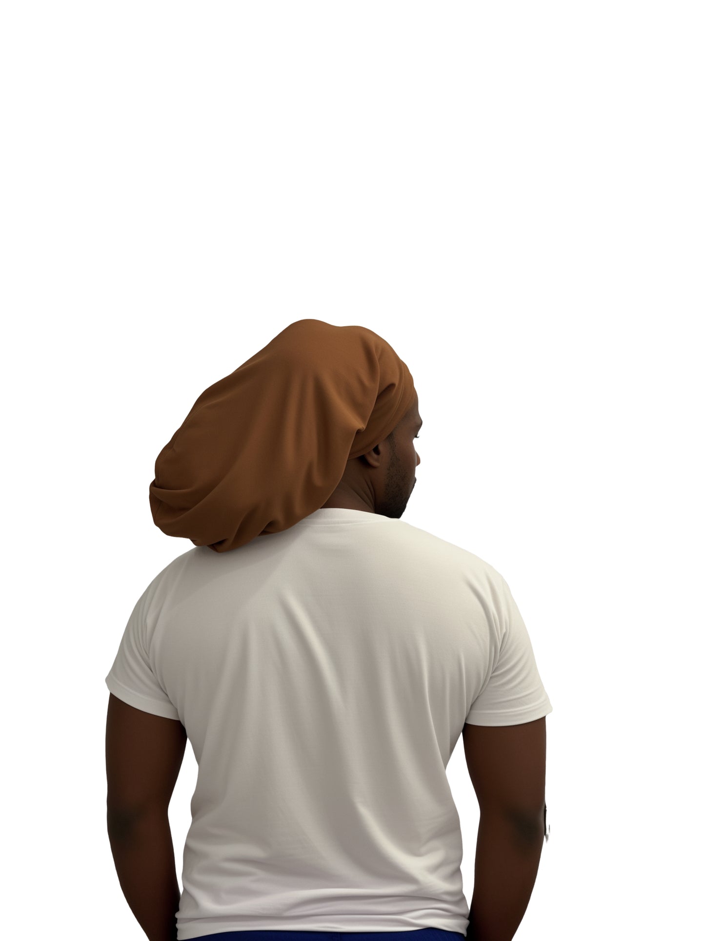 Solid Brown Loc Cap