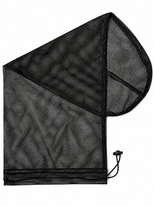 Black Mesh Loc Cap - Extended Length