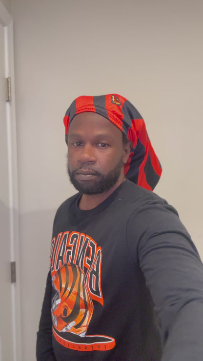 Tiger Stripe Loc Cap