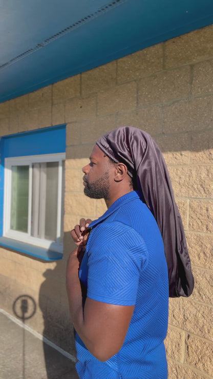 Solid Black - Extended Length Loc Cap